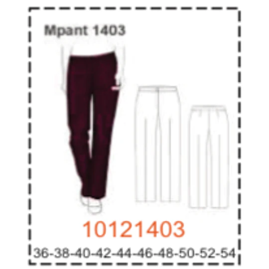 MOLDE PANTALONES MUJER - 3