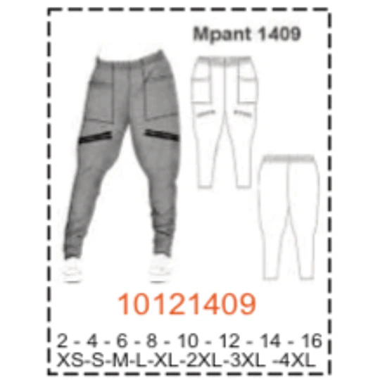 MOLDE PANTALONES MUJER - 3
