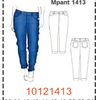 MOLDE PANTALONES MUJER - 3