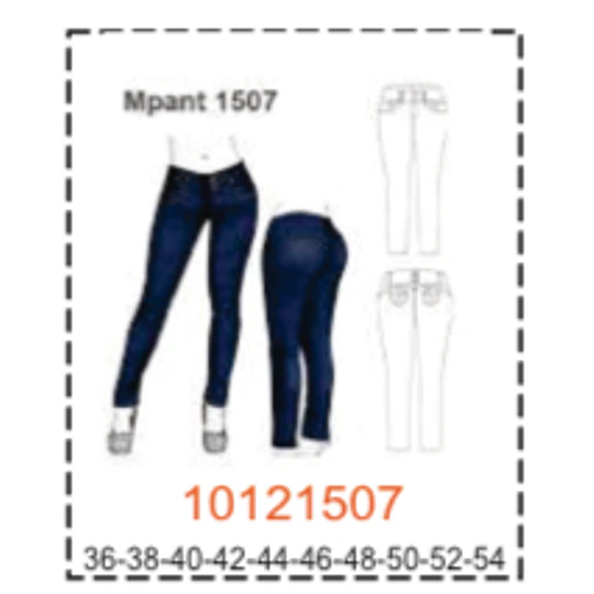 MOLDE PANTALONES MUJER - 3