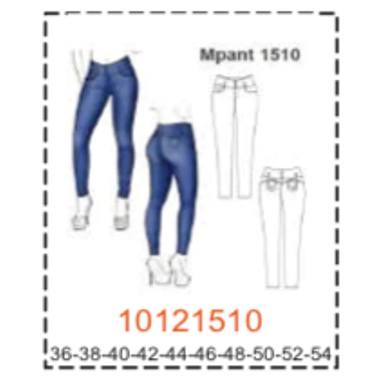MOLDE PANTALONES MUJER - 3