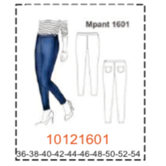 MOLDE PANTALONES MUJER - 3