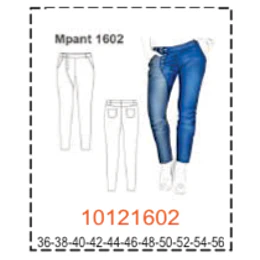 MOLDE PANTALONES MUJER - 4