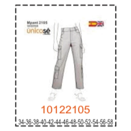 MOLDE PANTALONES MUJER - 5