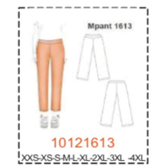MOLDE PANTALONES MUJER - 4