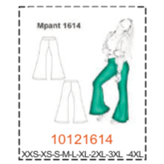 MOLDE PANTALONES MUJER - 4