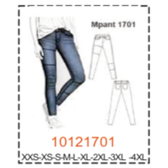 MOLDE PANTALONES MUJER - 4