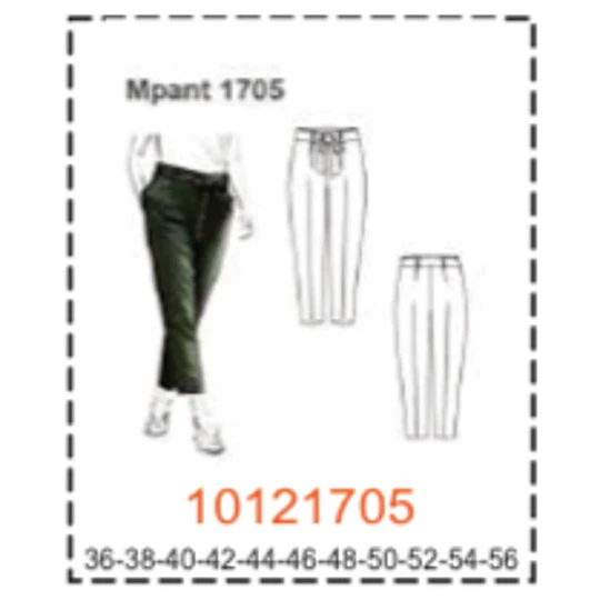 MOLDE PANTALONES MUJER - 4