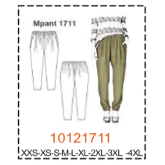 MOLDE PANTALONES MUJER - 4