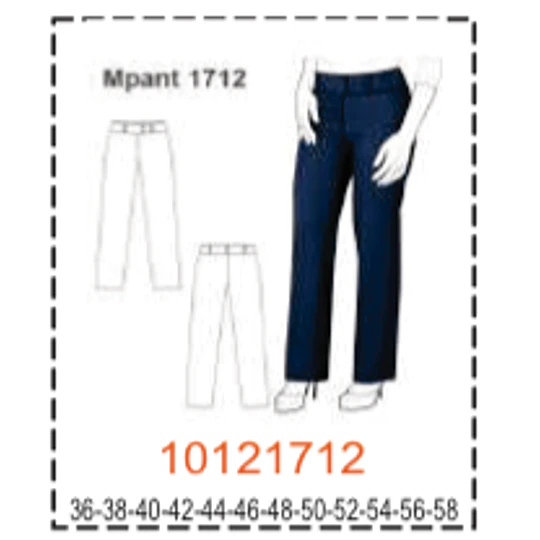 MOLDE PANTALONES MUJER - 4