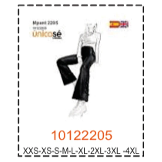 MOLDE PANTALONES MUJER - 5