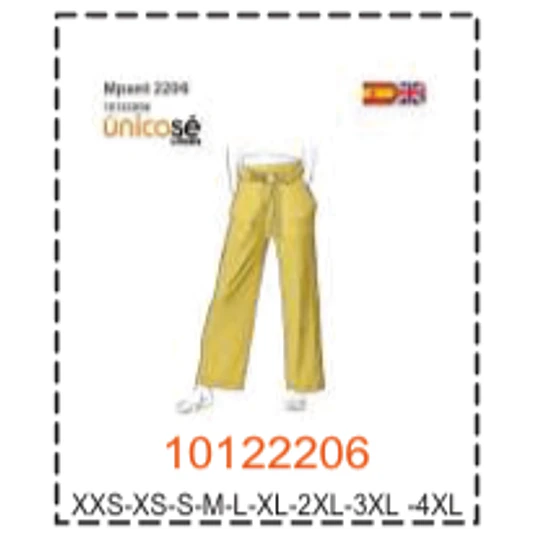 MOLDE PANTALONES MUJER - 5