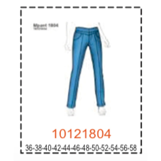 MOLDE PANTALONES MUJER - 4