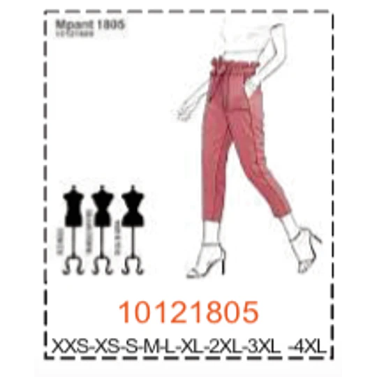 MOLDE PANTALONES MUJER - 4