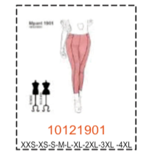 MOLDE PANTALONES MUJER - 4