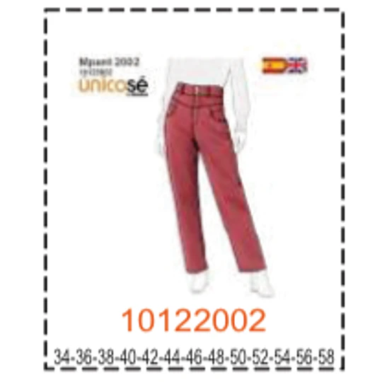 MOLDE PANTALONES MUJER - 4