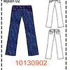 MOLDE PANTALONES MUJER - 5