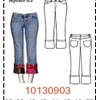 MOLDE PANTALONES MUJER - 5