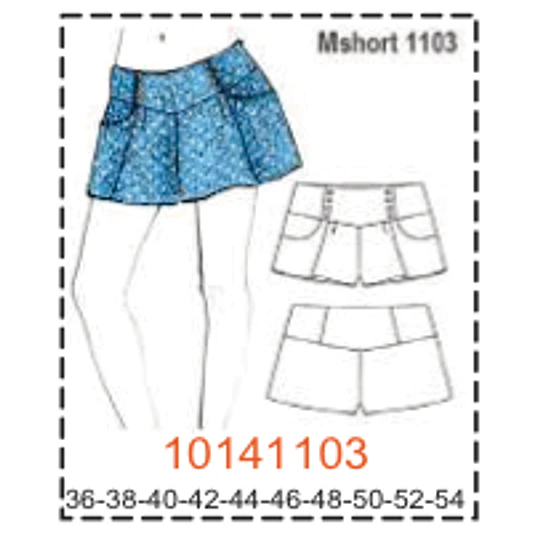 MOLDE SHORTS - MUJER - 1