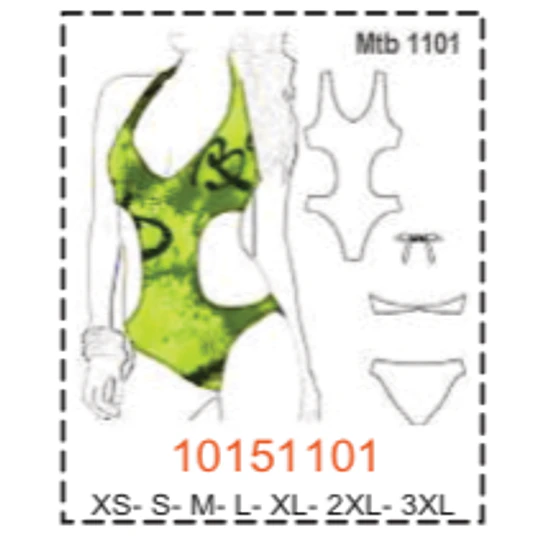 MOLDE TRAJE DE BAÑO MUJER 1