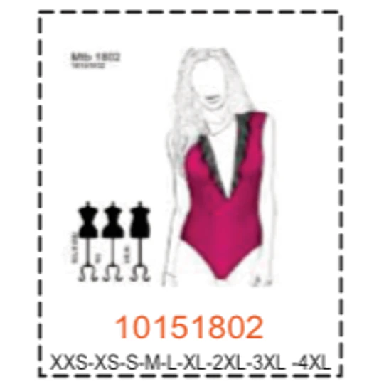 MOLDE TRAJE DE BAÑO MUJER 1