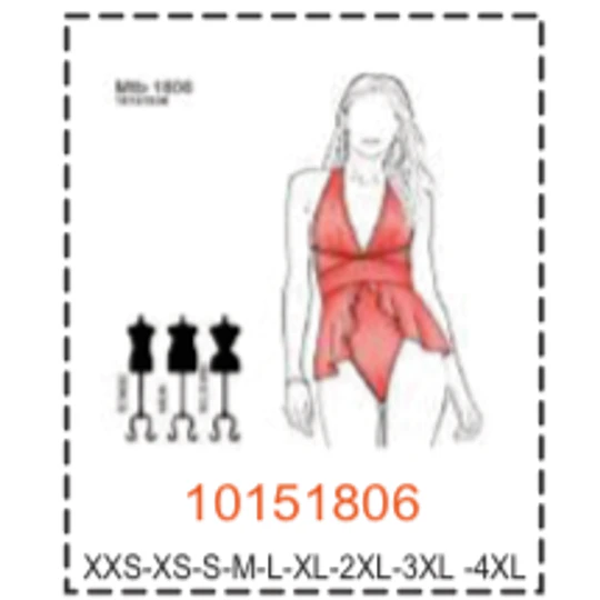 MOLDE TRAJE DE BAÑO MUJER 1