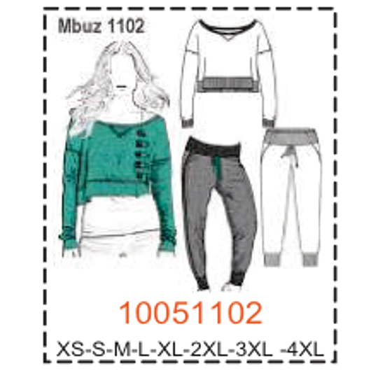 MOLDE BUZOS MUJER