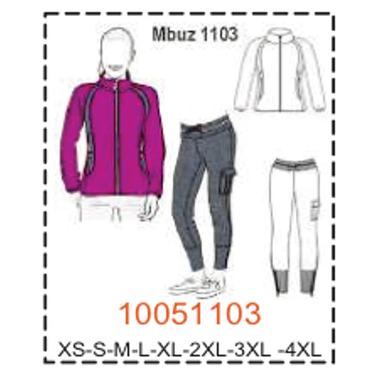 MOLDE BUZOS MUJER