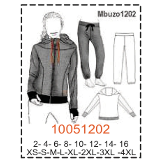 MOLDE BUZOS MUJER