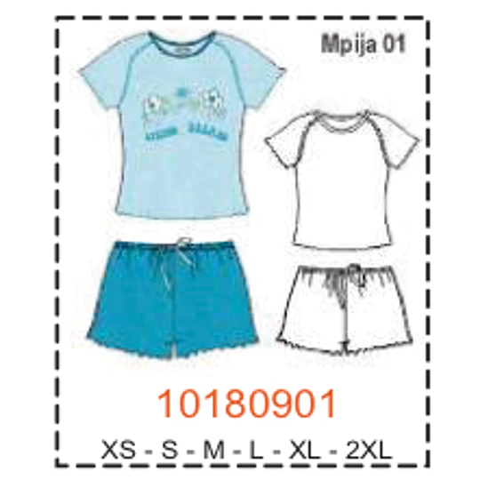 MOLDE PIJAMA MUJER 1
