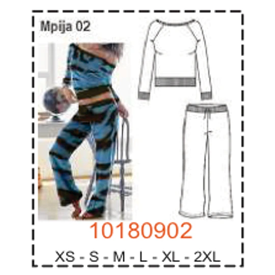 MOLDE PIJAMA MUJER 1