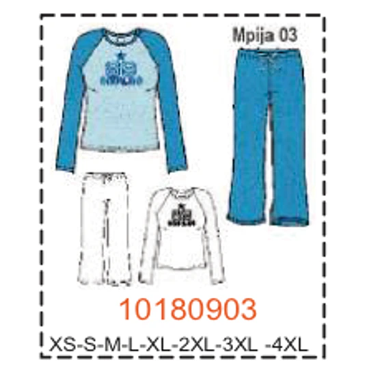 MOLDE PIJAMA MUJER 1