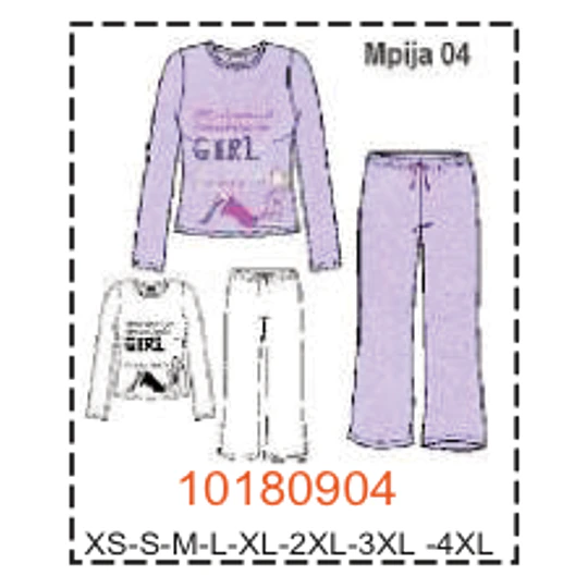 MOLDE PIJAMA MUJER 1