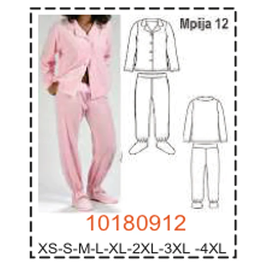 MOLDE PIJAMA MUJER 1