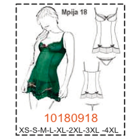 MOLDE PIJAMA MUJER 1