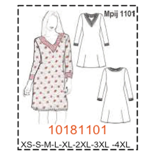 MOLDE PIJAMA MUJER 1