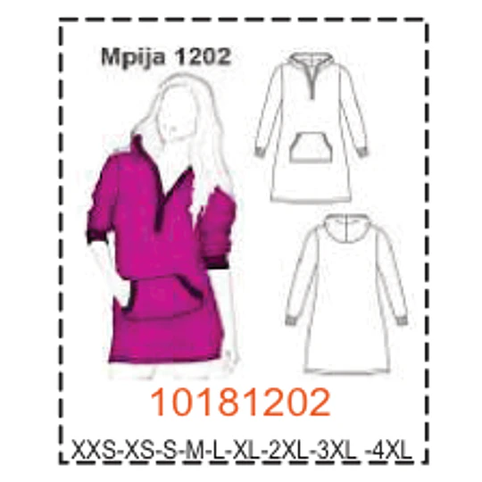 MOLDE PIJAMA MUJER 1