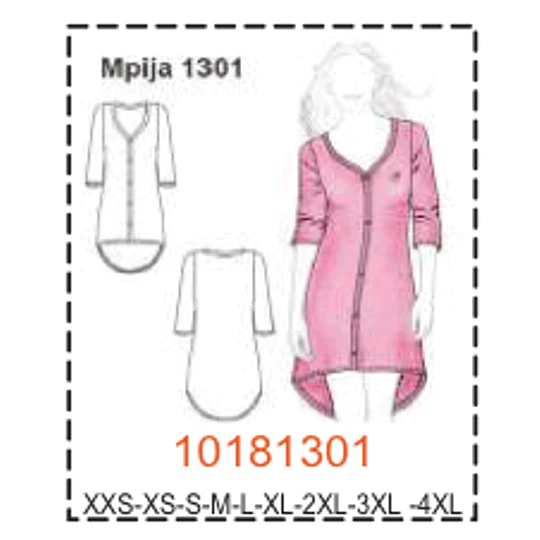 MOLDE PIJAMA MUJER 1