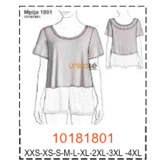 MOLDE PIJAMA MUJER 1