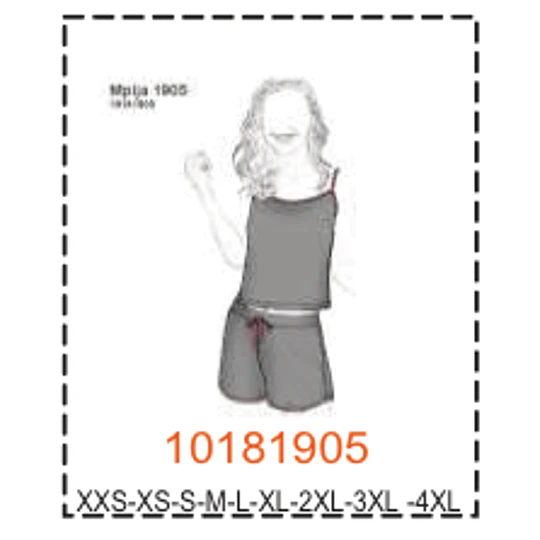 MOLDE PIJAMA MUJER 1