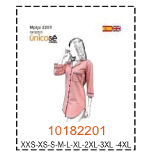 MOLDE PIJAMA MUJER 2