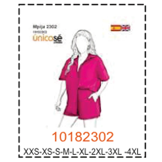 MOLDE PIJAMA MUJER 2
