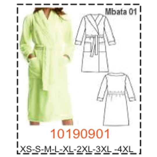 MOLDE BATAS MUJER
