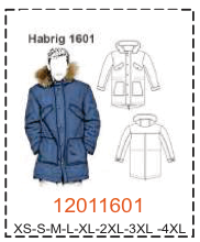 MOLDE ABRIGO HOMBRE