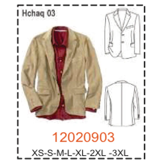MOLDE CHAQUETA HOMBRE- 1