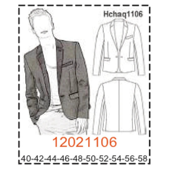 MOLDE CHAQUETA HOMBRE- 1