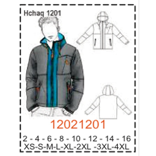 MOLDE CHAQUETA HOMBRE- 1