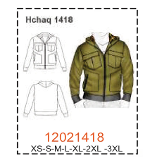 MOLDE CHAQUETA HOMBRE- 2