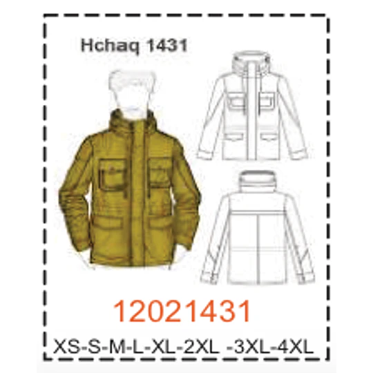 MOLDE CHAQUETA HOMBRE- 2