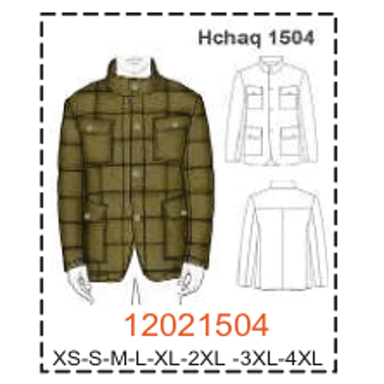 MOLDE CHAQUETA HOMBRE- 2
